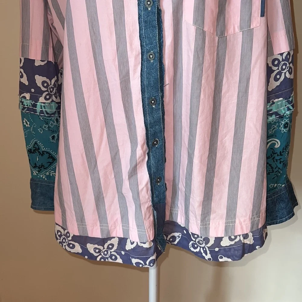 Free People Wild Dunes Stripe Shirt - Picture 7 of 16